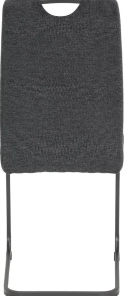 Schwingstuhl Britta anthrazit Vintage grau Webstoff B/H/T: ca. 44x100x59 cm
