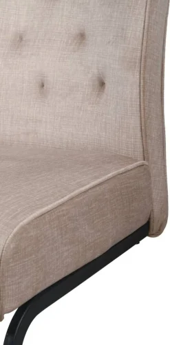 Schwingstuhl Canberra Cappuccino Samtoptik B/H/T: ca. 63x92x49 cm