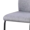 Schwingstuhl Dina grau schwarz Microfaser Metall