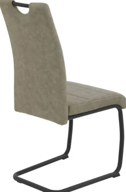 Schwingstuhl Dunja schlamm Vintage Microfaser B/H/T: ca. 43x98x58 cm