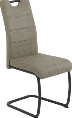 Schwingstuhl Dunja schlamm Vintage Microfaser B/H/T: ca. 43x98x58 cm