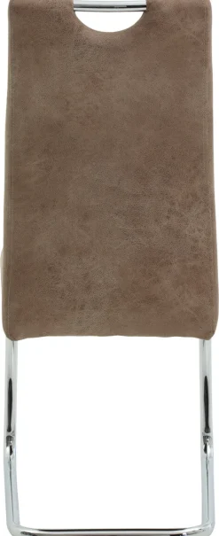 Schwingstuhl Flora beige Vintage Microfaser B/H/T: ca. 43x98x59 cm