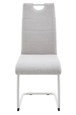 Schwingstuhl Florenz beige Webstoff B/H/T: ca. 43x99x60 cm