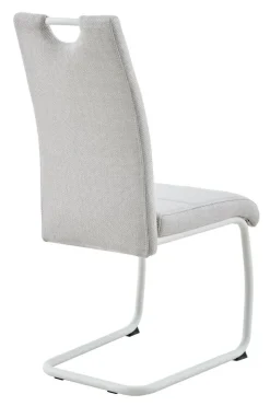 Schwingstuhl Florenz beige Webstoff B/H/T: ca. 43x99x60 cm