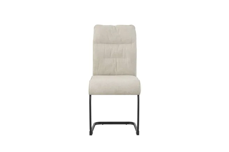 Schwingstuhl FRIEDA, 2er Set creme schwarz B/H/T: ca. 47x94x61 cm