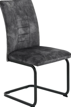 Schwingstuhl Gela anthrazit Microfaser B/H/T: ca. 49x98x62 cm