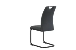 Schwingstuhl HANNA, 2er Set anthrazit Webstoff B/H/T: ca. 43x98x59 cm