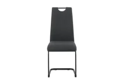 Schwingstuhl HANNA, 2er Set anthrazit Webstoff B/H/T: ca. 43x98x59 cm