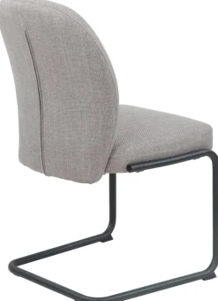 Schwingstuhl Karen II, 2er-Set schlamm Webstoff B/H/T: ca. 53x90x62 cm