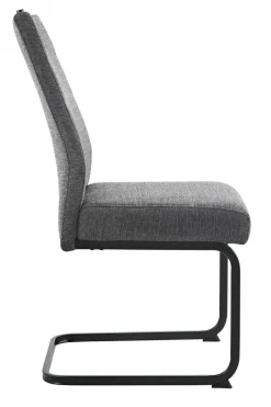 Schwingstuhl Kerstin II anthrazit Webstoff B/H/T: ca. 47x100x65 cm