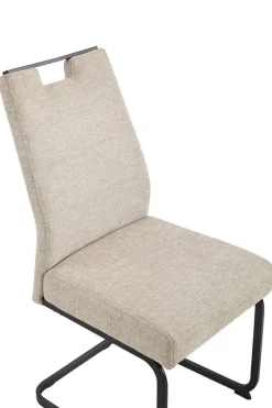 Schwingstuhl Kerstin II beige Webstoff B/H/T: ca. 47x100x65 cm
