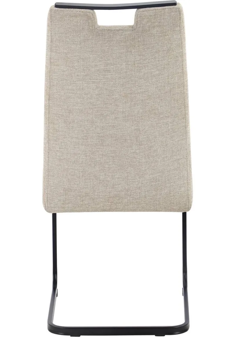 Schwingstuhl Kerstin II beige Webstoff B/H/T: ca. 47x100x65 cm