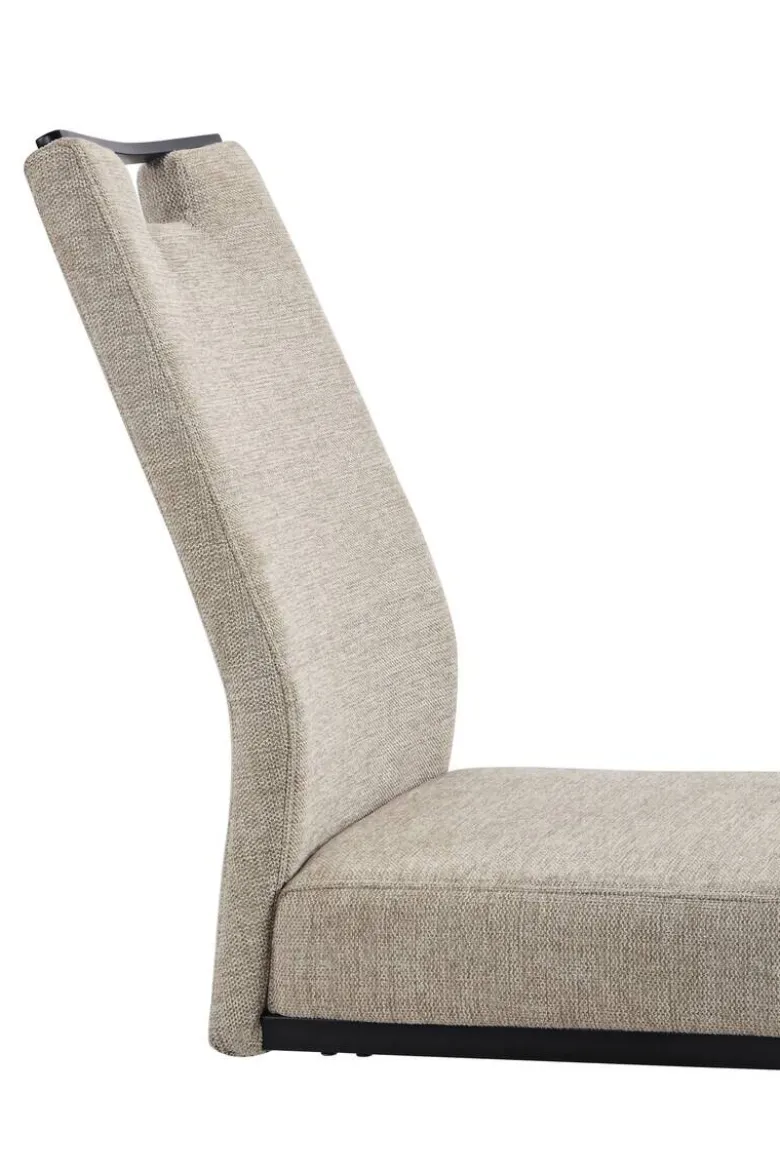 Schwingstuhl Kerstin II beige Webstoff B/H/T: ca. 47x100x65 cm