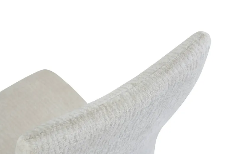 Schwingstuhl LENI, 2er Set creme schwarz Webstoff B/H/T: ca. 43x98x59 cm
