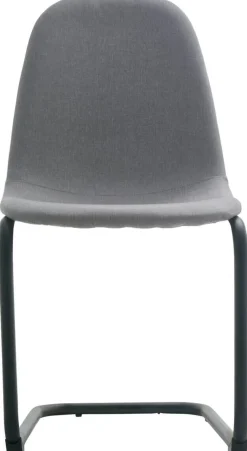 Schwingstuhl Leya grau Microfaser B/H/T: ca. 44x86x53 cm