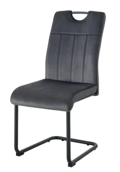 Schwingstuhl LISA, 2er Set anthrazit schwarz B/H/T: ca. 43x98x61 cm