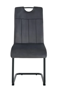 Schwingstuhl LISA, 2er Set anthrazit schwarz B/H/T: ca. 43x98x61 cm