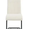 Schwingstuhl LISA, 2er Set creme Webstoff B/H/T: ca. 43x98x61 cm
