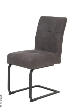 Schwingstuhl Luise anthrazit Vintage B/H/T: ca. 43x91x65 cm