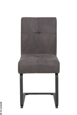 Schwingstuhl Luise anthrazit Vintage B/H/T: ca. 43x91x65 cm