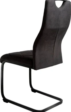 Schwingstuhl Maine anthrazit Microfaser B/H/T: ca. 44x100x60 cm