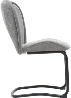 Schwingstuhl Maja grau Microfaser B/H/T: ca. 63x88x52,5 cm