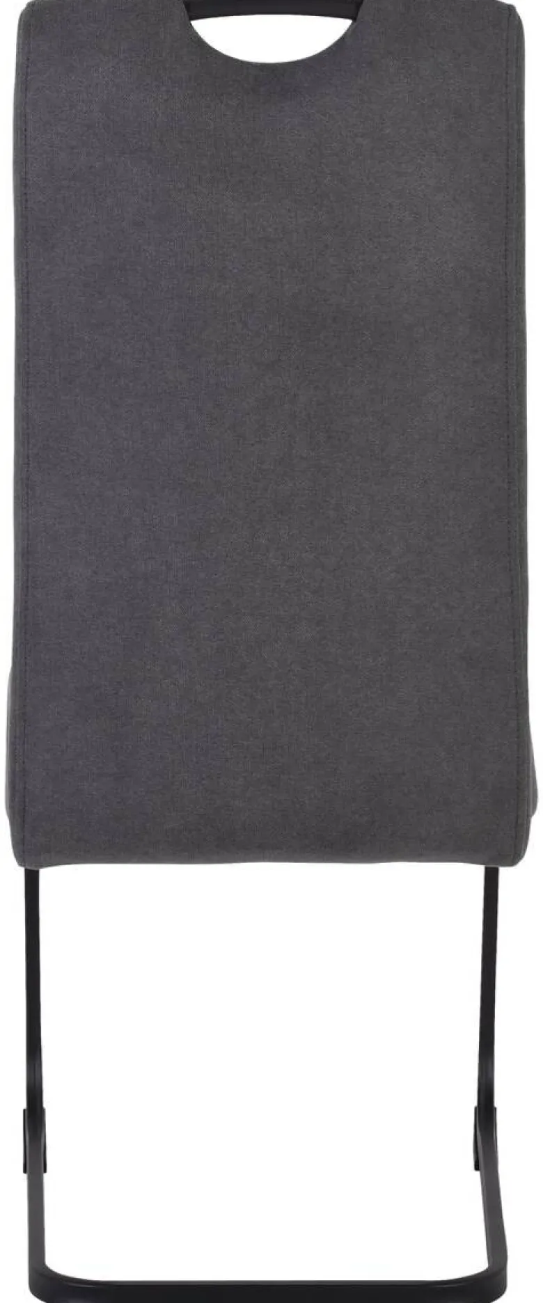 Schwingstuhl Margie dunkelgrau Microfaser B/H/T: ca. 46x104x61 cm