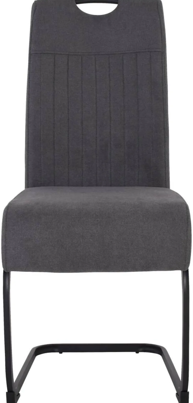 Schwingstuhl Margie dunkelgrau Microfaser B/H/T: ca. 46x104x61 cm