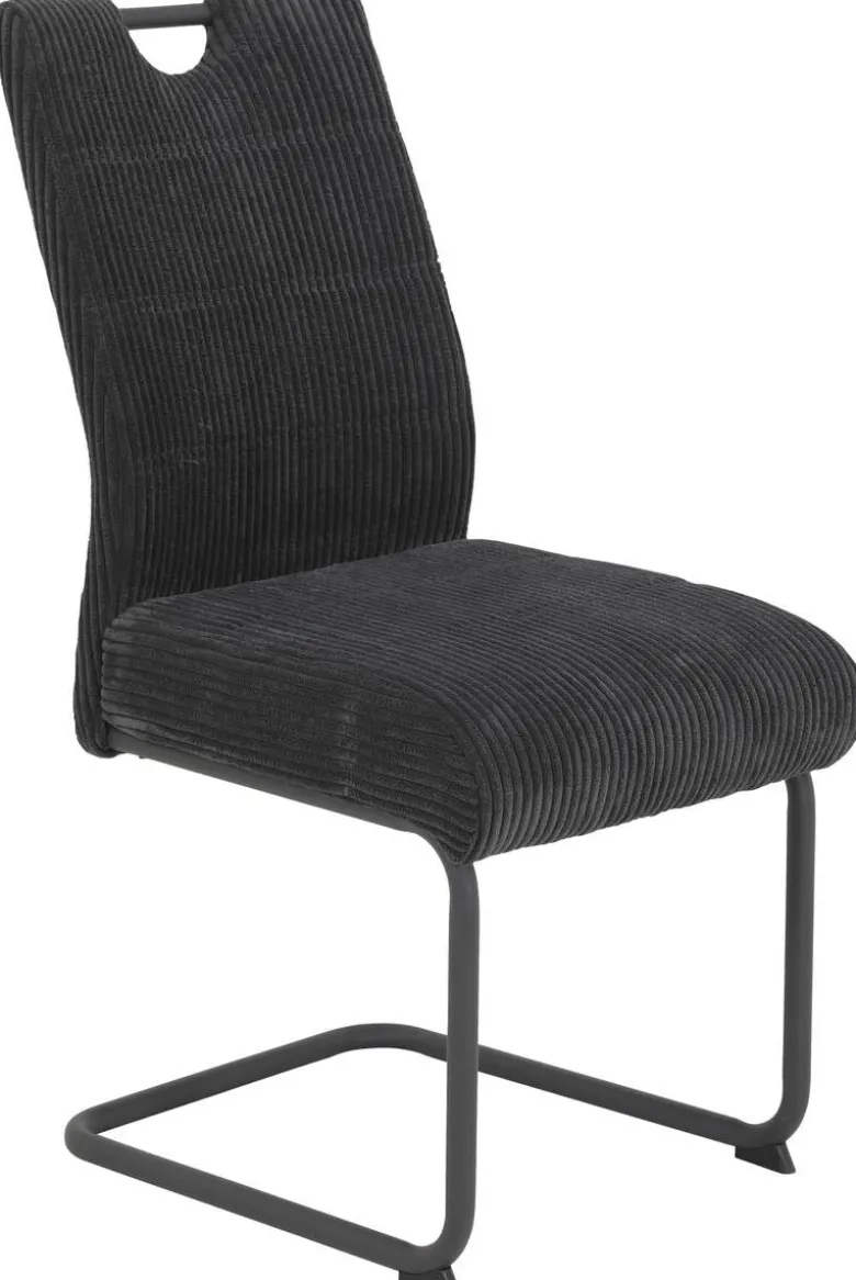 Schwingstuhl Merkur anthrazit Microfaser B/H/T: ca. 47x99x63 cm