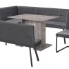 Schwingstuhl Milos grau Microfaser B/H/T: ca. 45x92x65 cm