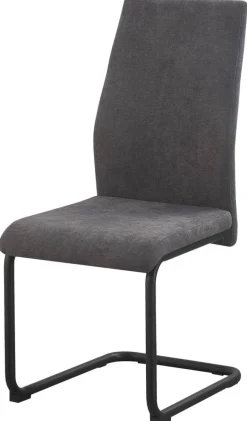 Schwingstuhl Noemi grau Microfaser B/H/T: ca. 44x96x57 cm