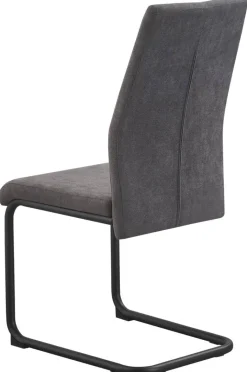 Schwingstuhl Noemi grau Microfaser B/H/T: ca. 44x96x57 cm