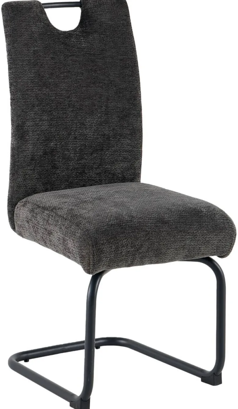 Schwingstuhl Pisa anthrazit Webstoff B/H/T: ca. 43x95x60 cm