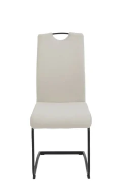 Schwingstuhl Riga beige Samt