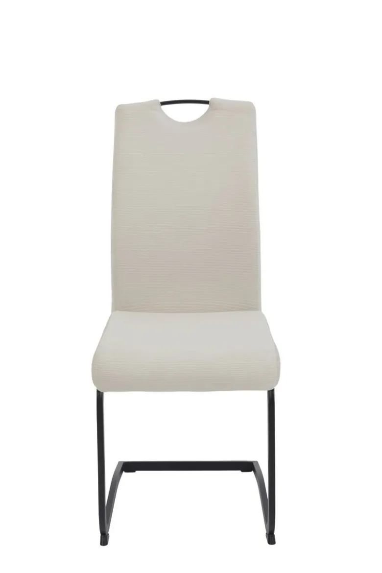 Schwingstuhl Riga beige Samt