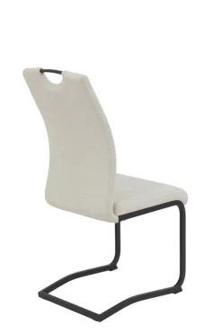 Schwingstuhl Riga beige Samt