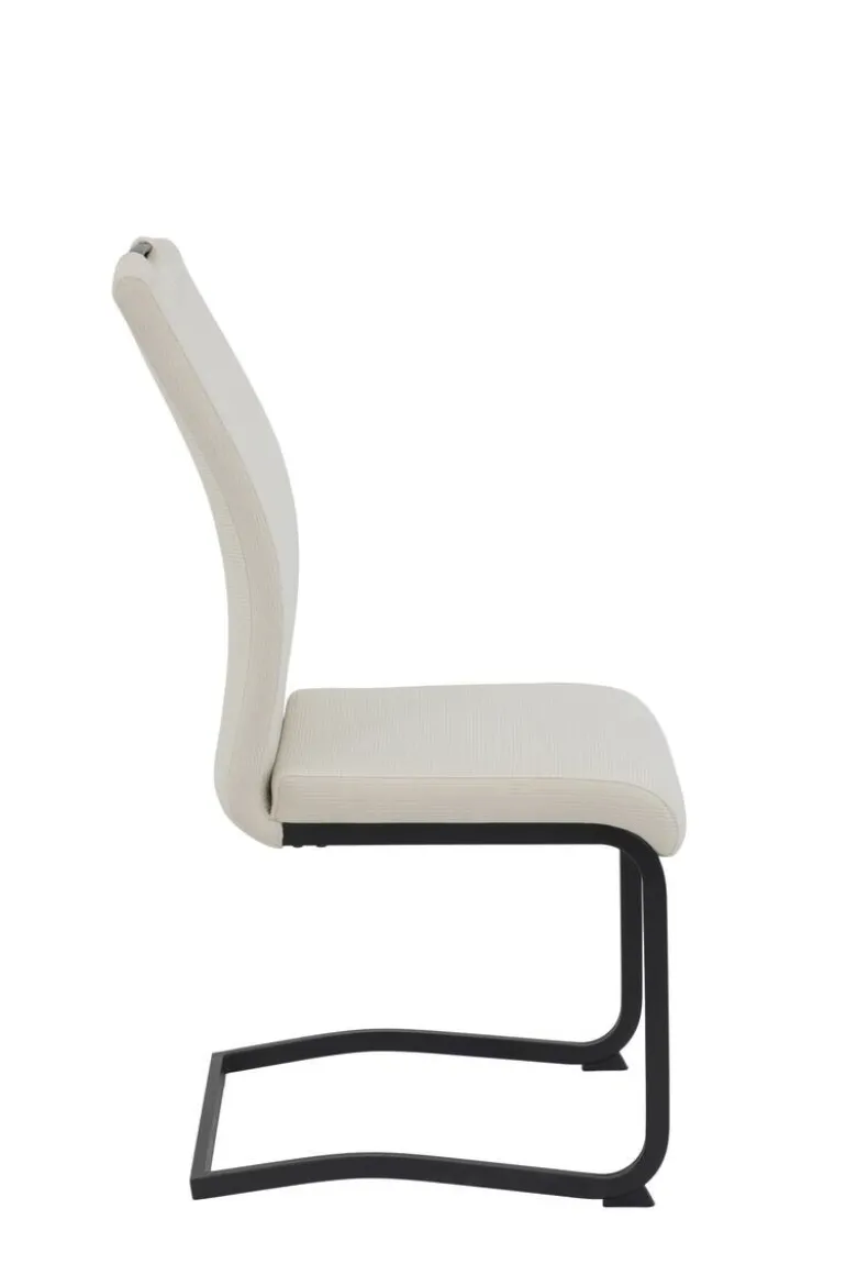 Schwingstuhl Riga beige Samt