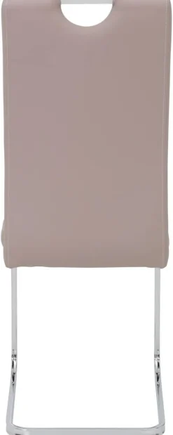 Schwingstuhl Ruby 2er Set Cappuccino Kunstleder B/H/T: ca. 44x103x60 cm