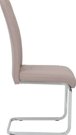 Schwingstuhl Ruby 2er Set Cappuccino Kunstleder B/H/T: ca. 44x103x60 cm