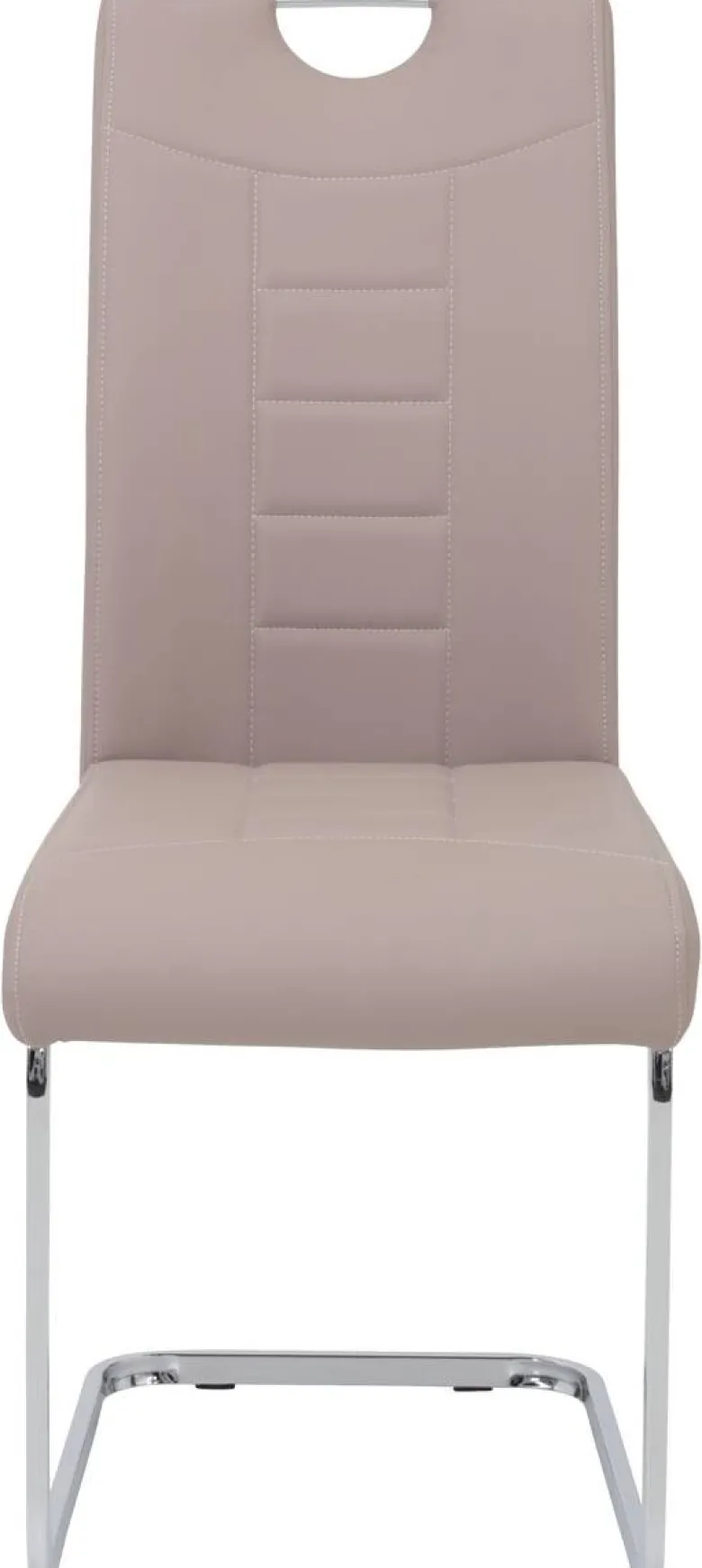Schwingstuhl Ruby 2er Set Cappuccino Kunstleder B/H/T: ca. 44x103x60 cm
