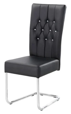 Schwingstuhl schwarz B/H/T: ca. 42x102x57 cm