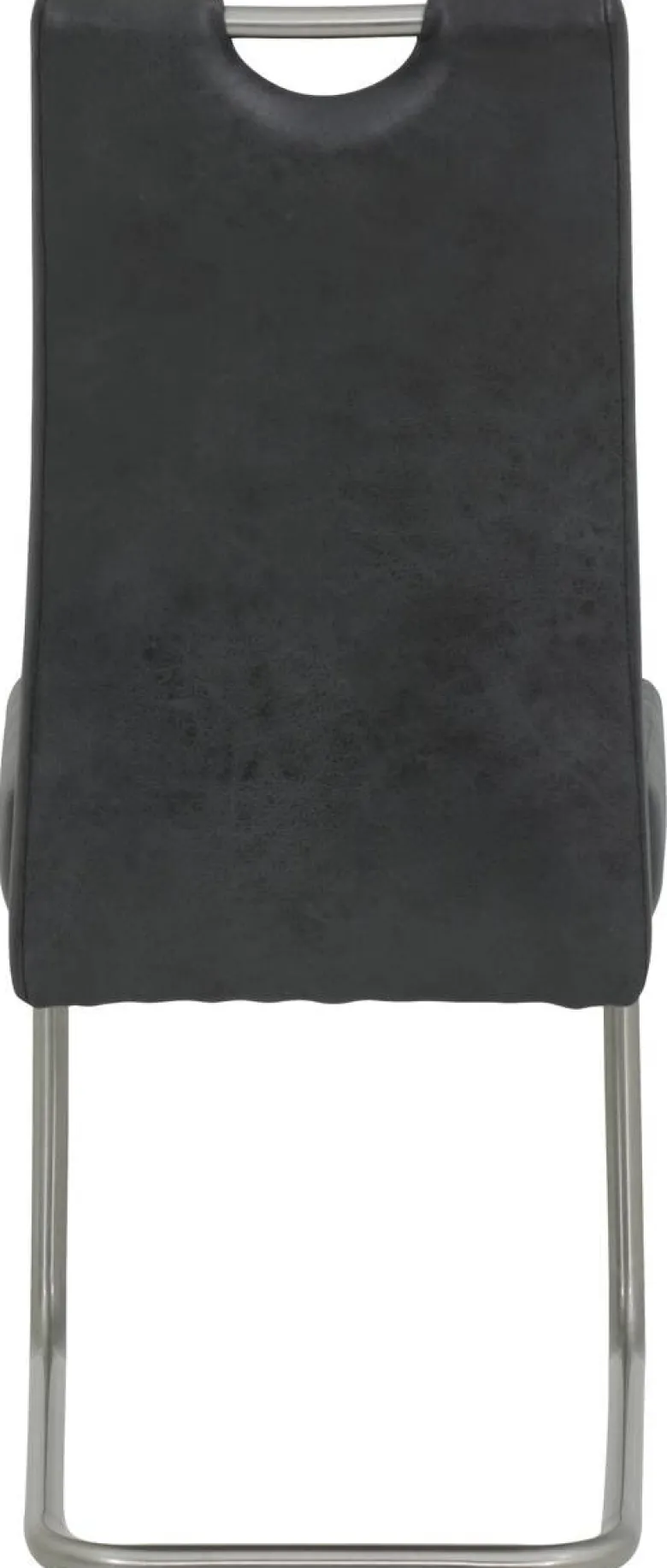Schwingstuhl Sophie 2er Set anthrazit Vintage Microfaser B/H/T: ca. 43x99x58 cm