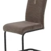 Schwingstuhl taupe Kord B/H/T: ca. 42x95x57 cm
