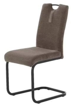 Schwingstuhl taupe Kord B/H/T: ca. 42x95x57 cm