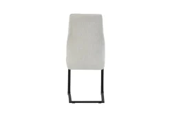 Schwingstuhl TINA, 2er Set creme Webstoff B/H/T: ca. 43x98x59 cm