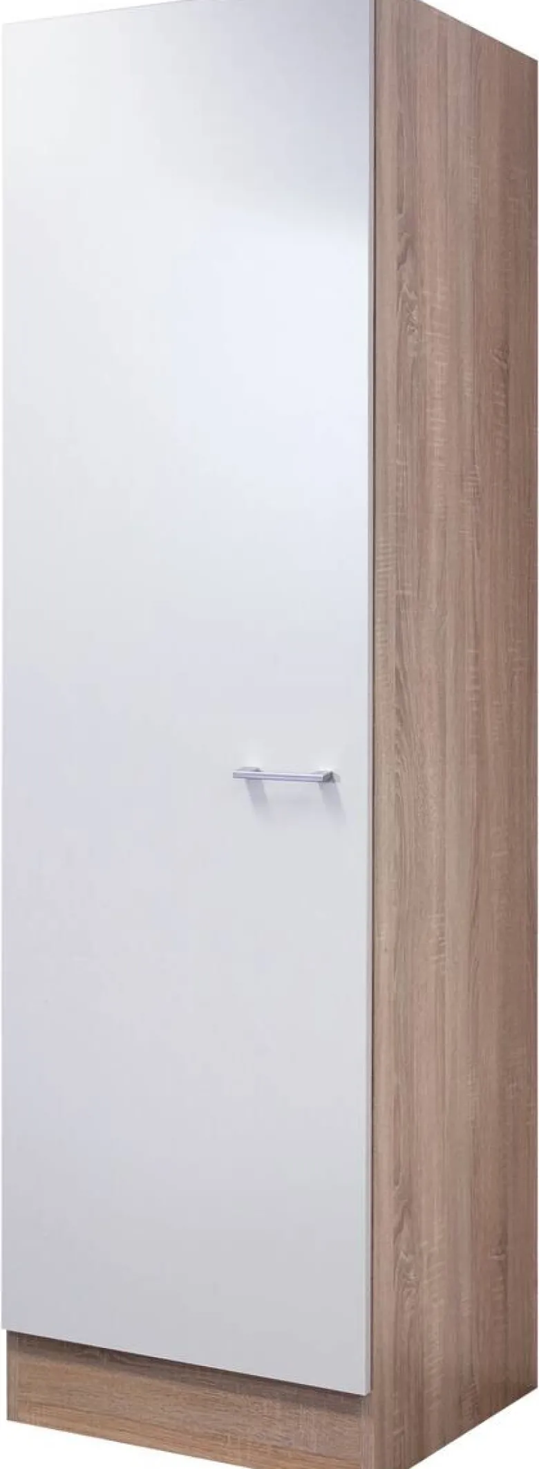 Seitenschrank Samoa weiß Eiche Nachbildung B/H/T: ca. 50x200x57 cm