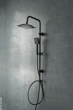 Sensation Duschsystem Wellness schwarz H: ca. 100 cm