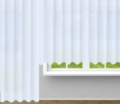 Sensation Fertigstore Stella weiß B/L: ca. 400x145 cm