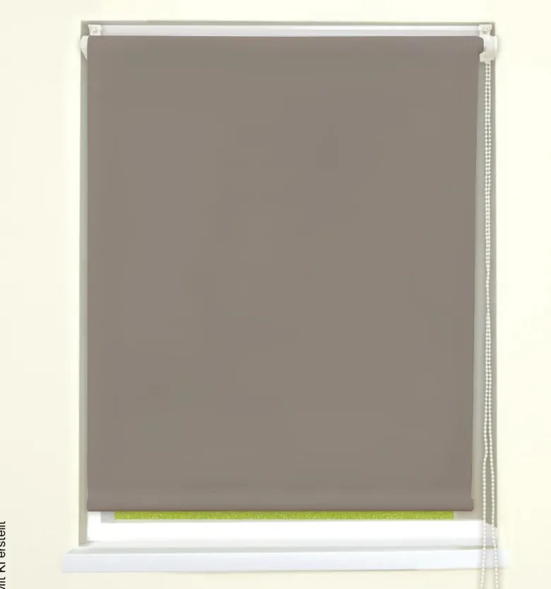Sensation Klebe-/Klemmrollo taupe B/L: ca. 45x150 cm