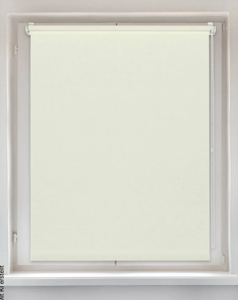 Sensation Klemmrollo Champion creme B/L: ca. 45x150 cm